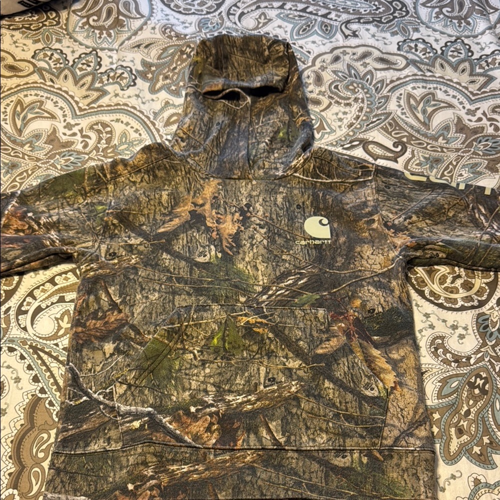 Carhartt Camouflage Hoodie with Logo